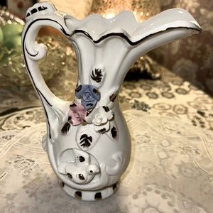 Especially For Sophia Ann Floral Pitcher
Vase W/Dove & Gold Accents
